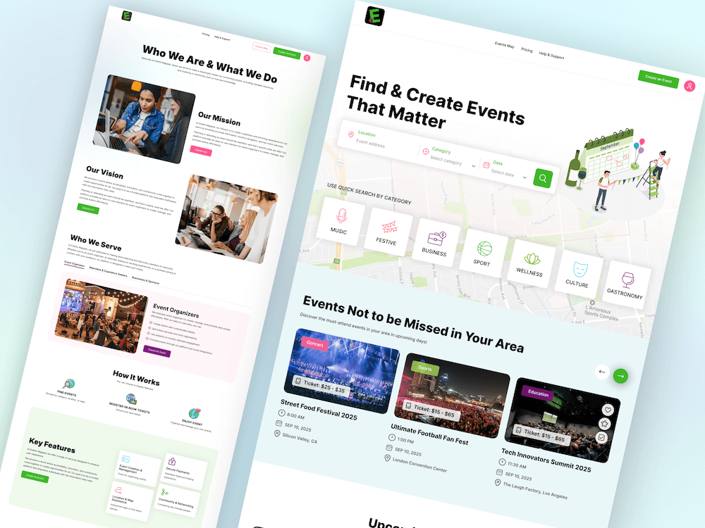Event Creators & Explorers