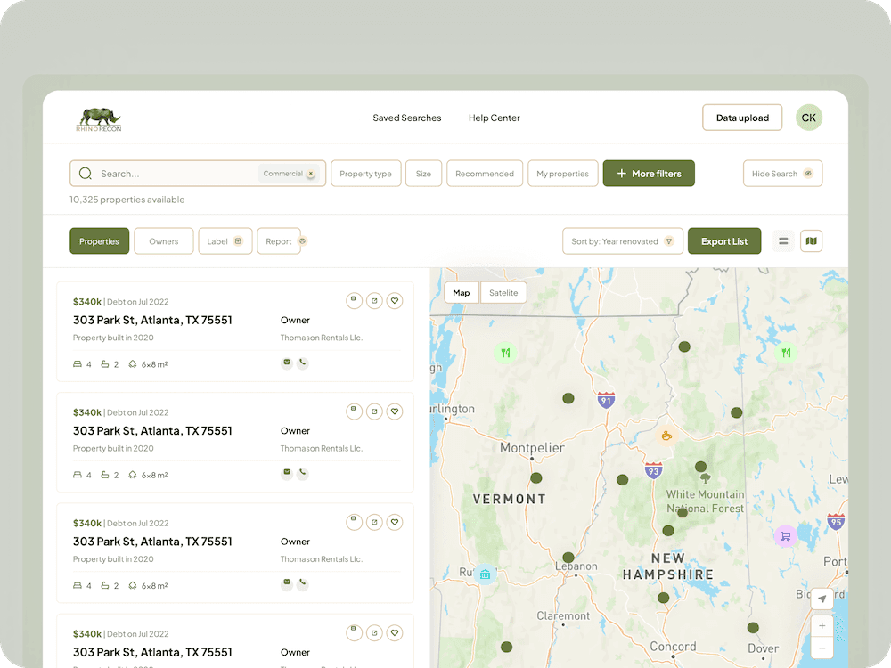 Interactive Map-box Visualisation