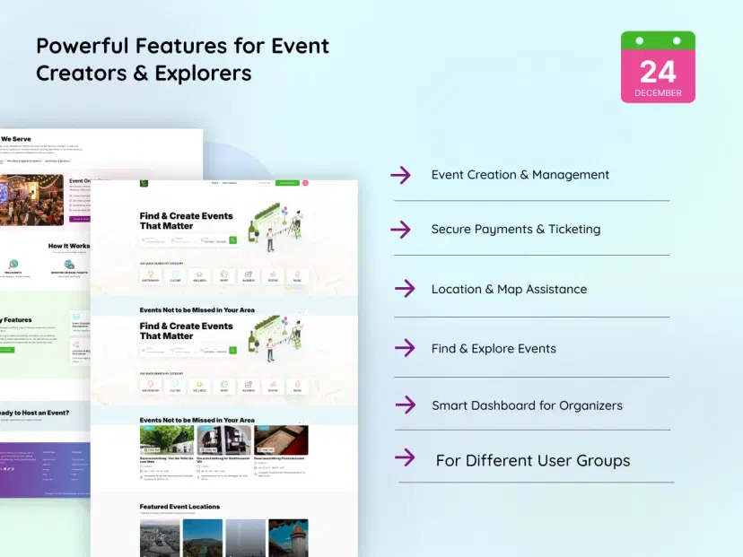 Event Creators & Explorers