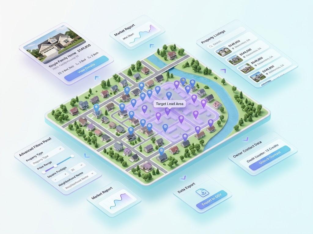 Map-Based Property Exploration