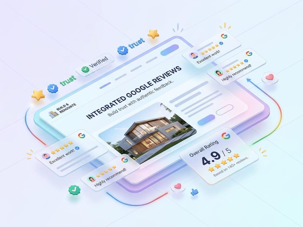 Integrated Google Reviews