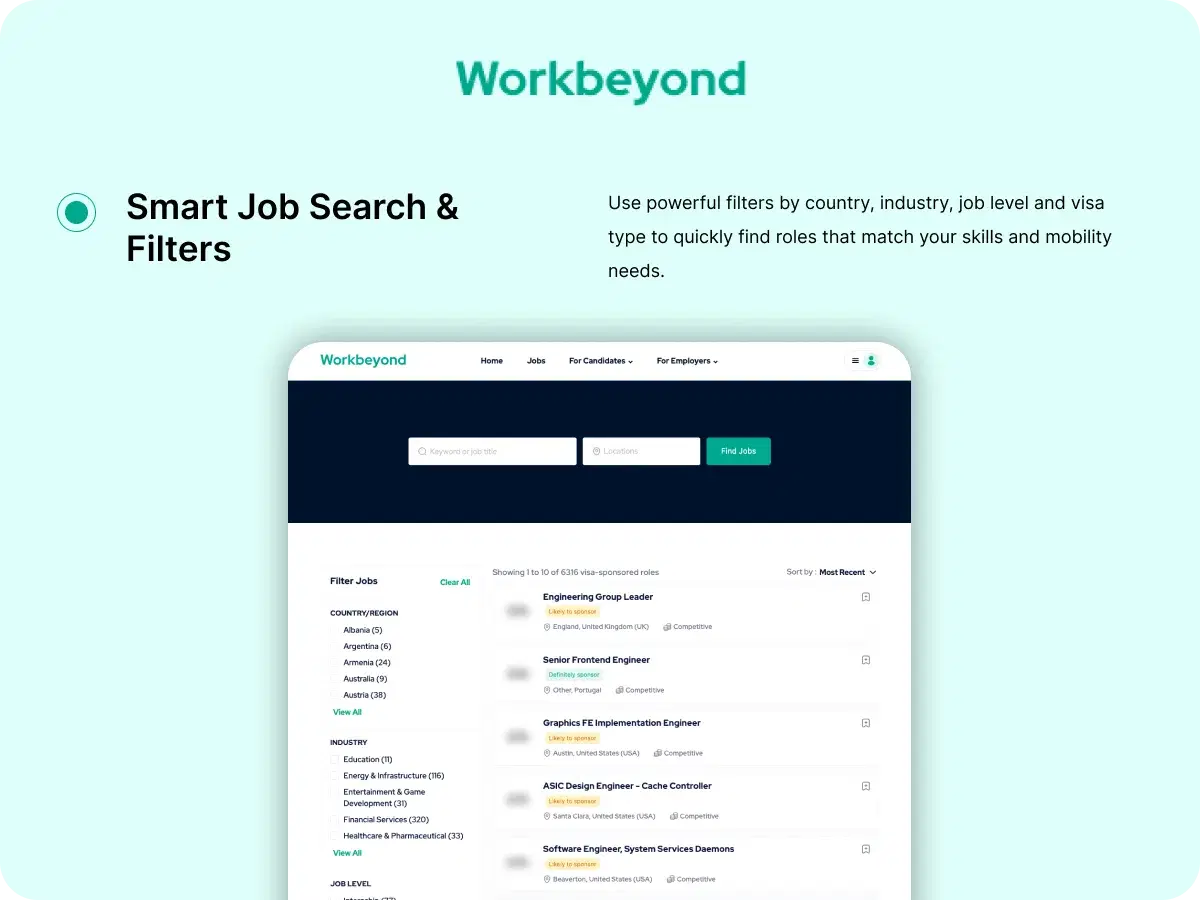 Job Search Filters
