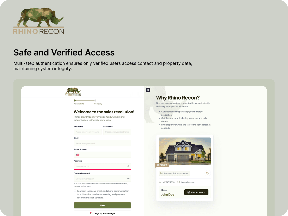 Safe and Verified Access