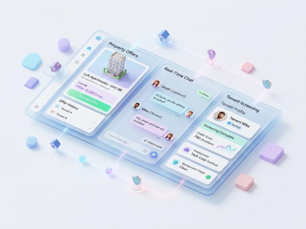 Seamless Offers, Chat, and Tenant Screening