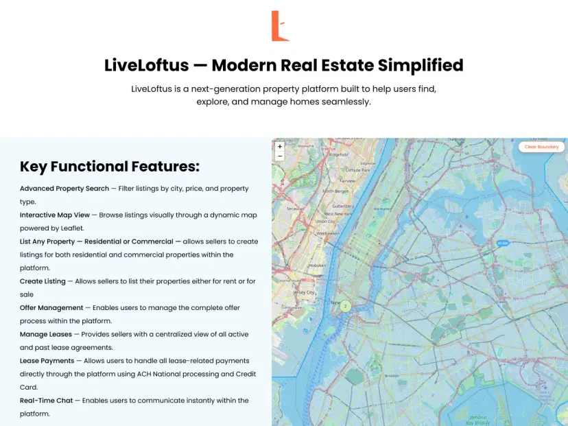 LiveLoftus - Modern Real State Simplified