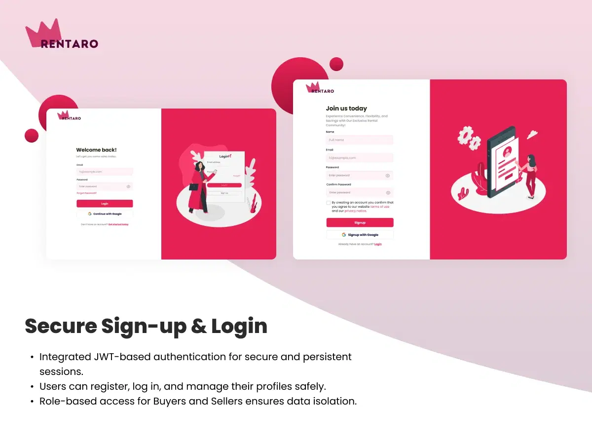 Sign-up & Login