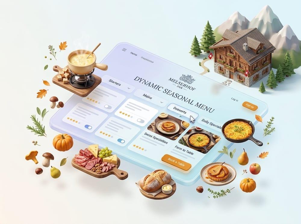 Dynamic Seasonal Menu Display