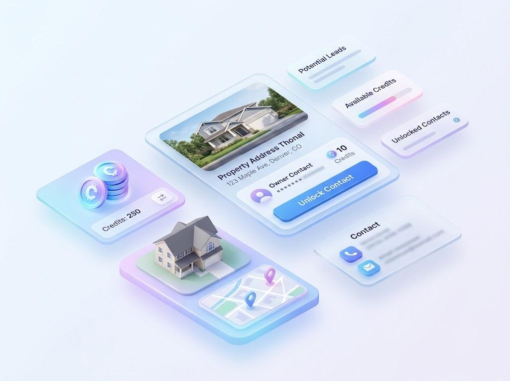 Credit-Based Owner Contact Unlocking