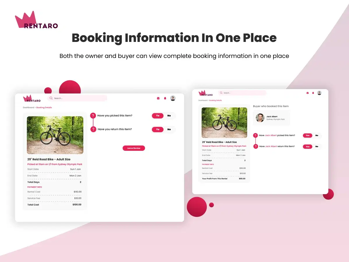 Booking Information