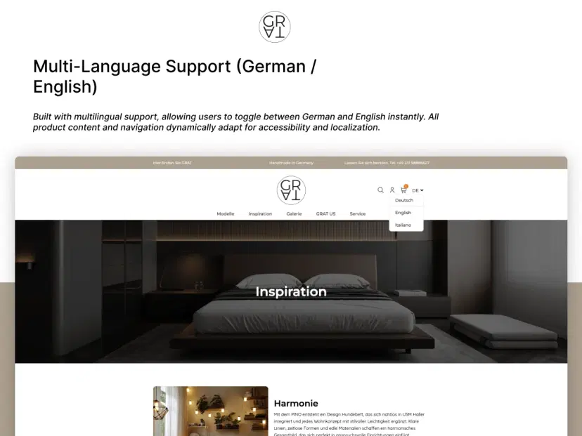 Multi Language Support